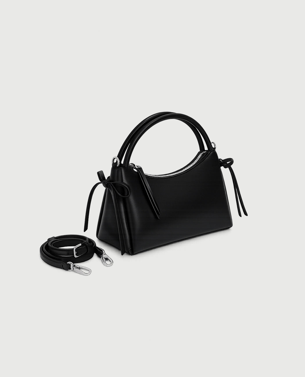 Refined Leather Handbag Purse